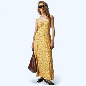 New Free People Rosalee Midi Dress